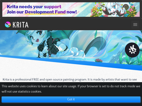 'krita.org' screenshot