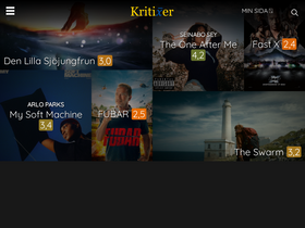 'kritiker.se' screenshot