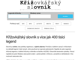 'krizovnik.cz' screenshot