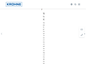 'krohne.com' screenshot