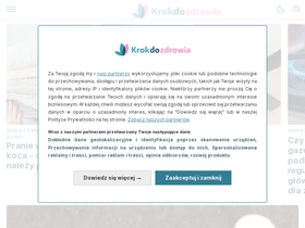 'krokdozdrowia.com' screenshot