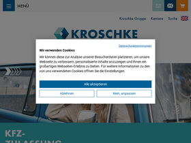 'kroschke.de' screenshot