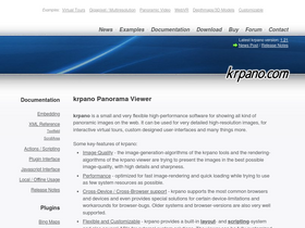 'krpano.com' screenshot