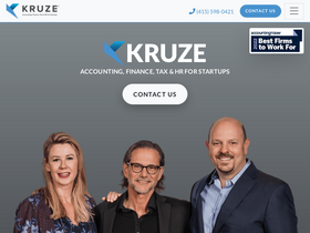 'kruzeconsulting.com' screenshot