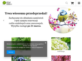 'krzewyozdobne.net' screenshot