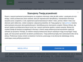 'krzyzowkionline.com' screenshot