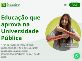 'kuadro.com.br' screenshot
