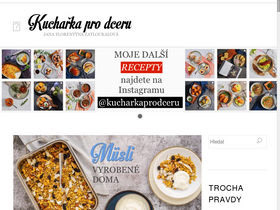 'kucharkaprodceru.cz' screenshot