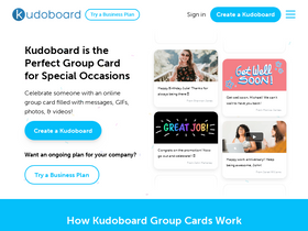 'kudoboard.com' screenshot