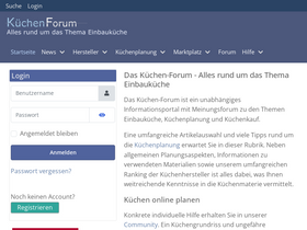 'kuechen-forum.de' screenshot