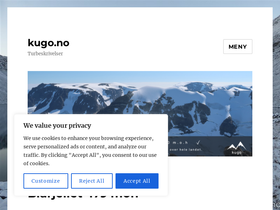 'kugo.no' screenshot