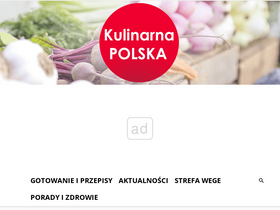 'kulinarnapolska.org' screenshot