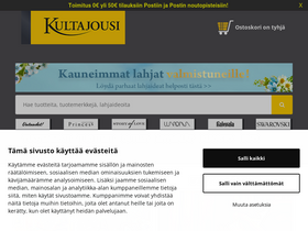 'kultajousi.fi' screenshot