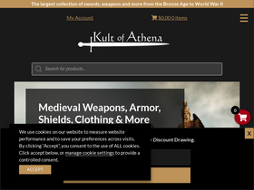 'kultofathena.com' screenshot
