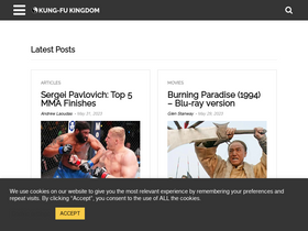 'kungfukingdom.com' screenshot