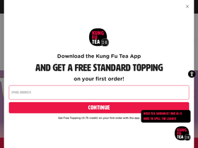 'kungfutea.com' screenshot