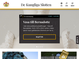 'kungligaslotten.se' screenshot