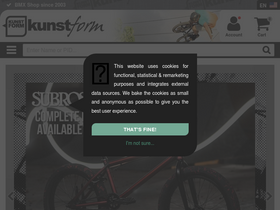'kunstform.org' screenshot
