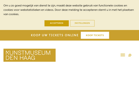 'kunstmuseum.nl' screenshot
