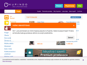 'kupindo.com' screenshot