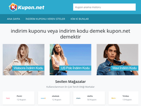 'kupon.net' screenshot
