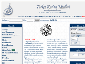 'kuranmeali.com' screenshot