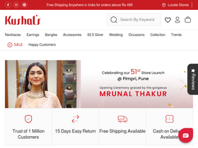 'kushals.com' screenshot
