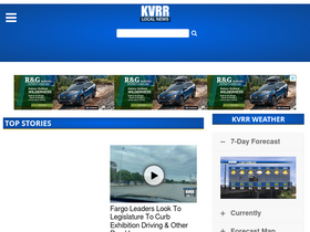 'kvrr.com' screenshot
