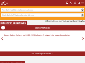 'kvv.de' screenshot