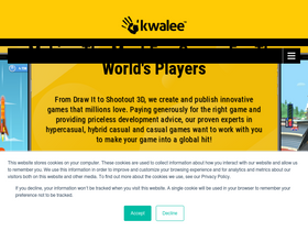 'kwalee.com' screenshot