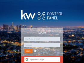 'kwcontrolpanel.com' screenshot