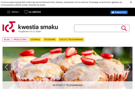 'kwestiasmaku.com' screenshot