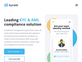 'kycaid.com' screenshot