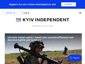 'kyivindependent.com' screenshot