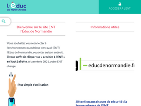 'l-educdenormandie.fr' screenshot