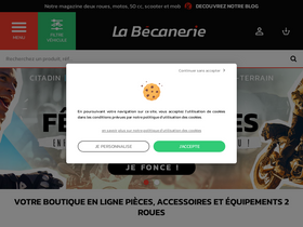 'la-becanerie.com' screenshot