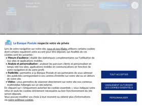 'labanquepostale.fr' screenshot