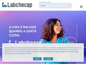 'labchecap.com.br' screenshot