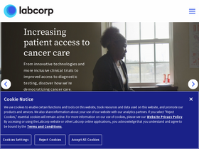 'labcorp.com' screenshot