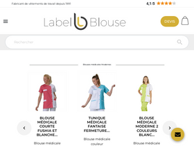'label-blouse.net' screenshot
