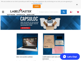 'labelmaster.com' screenshot