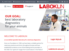 'laboklin.com' screenshot