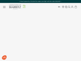'laboratoires-biarritz.com' screenshot