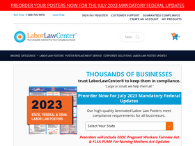 'laborlawcenter.com' screenshot