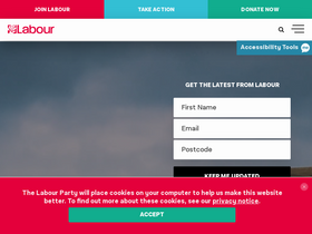 'labour.org.uk' screenshot