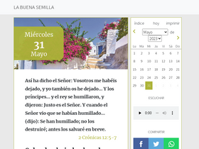 'labuenasemilla.net' screenshot