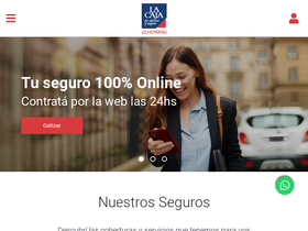 'lacaja.com.ar' screenshot