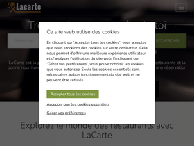 'lacarte.menu' screenshot