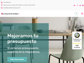 'lacasadelosazulejos.com' screenshot
