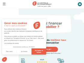 'lacentraledefinancement.fr' screenshot